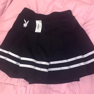 Playboy pleated skirt